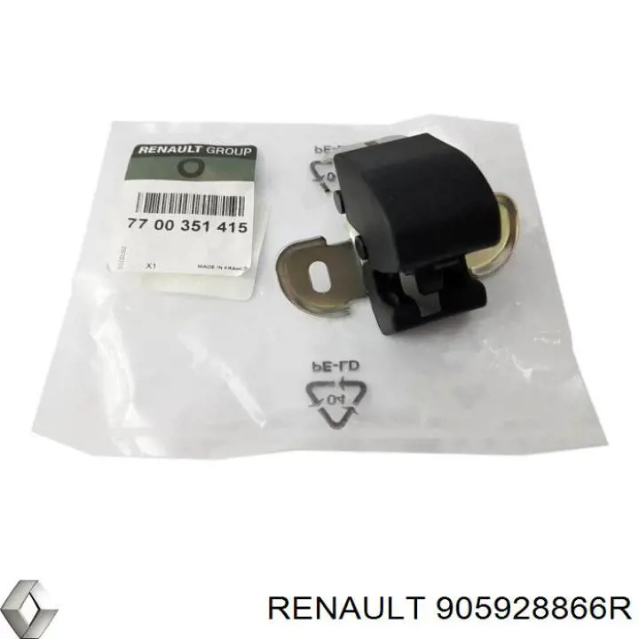 Замок задньої правої двостулкової двері 905928866R Renault (RVI)
