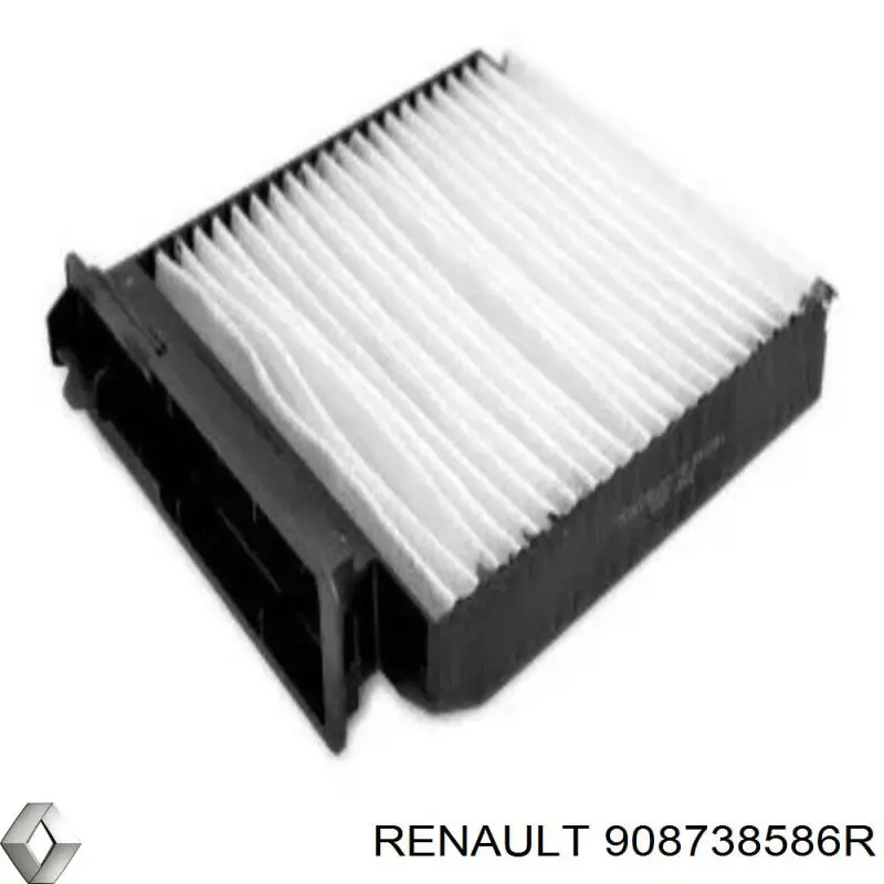 Молдинг задніх лівих дверей Renault (RVI) 908738586R ціна, від 13.53 USD