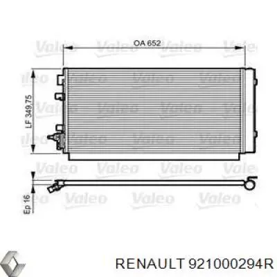 921000294R Renault (RVI) радіатор кондиціонера