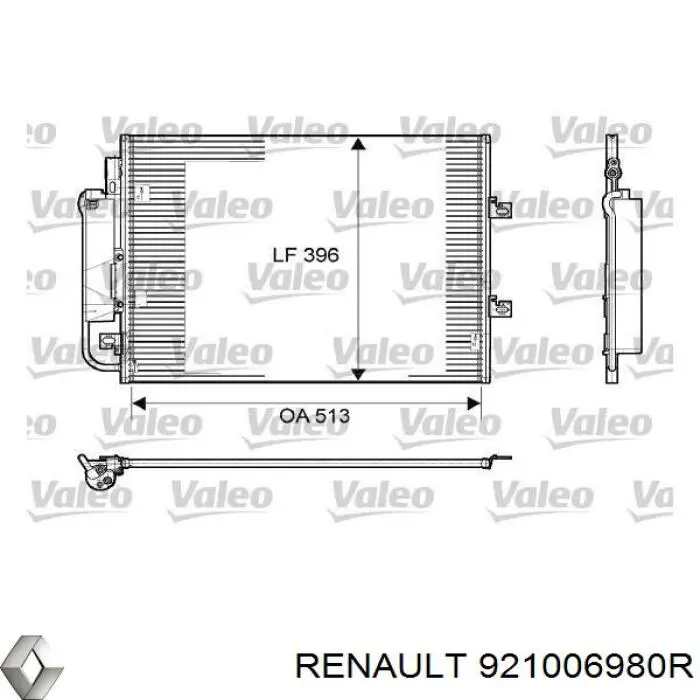 921006980R Renault (RVI) Конденсатор