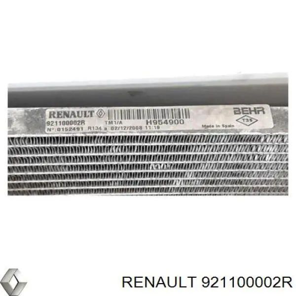 Конденсатор кондиціонера Renault (RVI) 921100002R ціна, від 76.21 USD