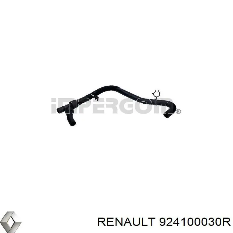 Шланг радіатора опалювача/пічки, обратка Renault (RVI) 924100030R ціна, від 15.18 USD