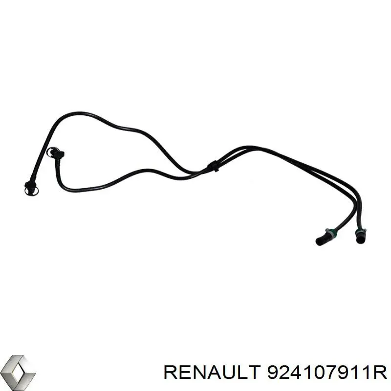 924107911R Renault (RVI) Шланг радіатора опалювача/пічки, обратка