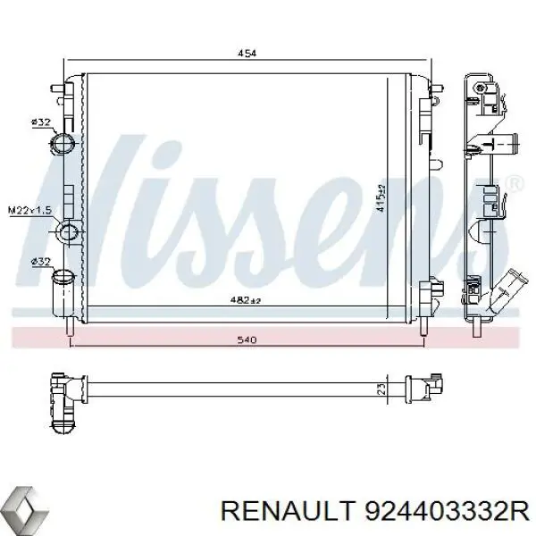 Трубопроводи Renault (RVI) 6001550581
