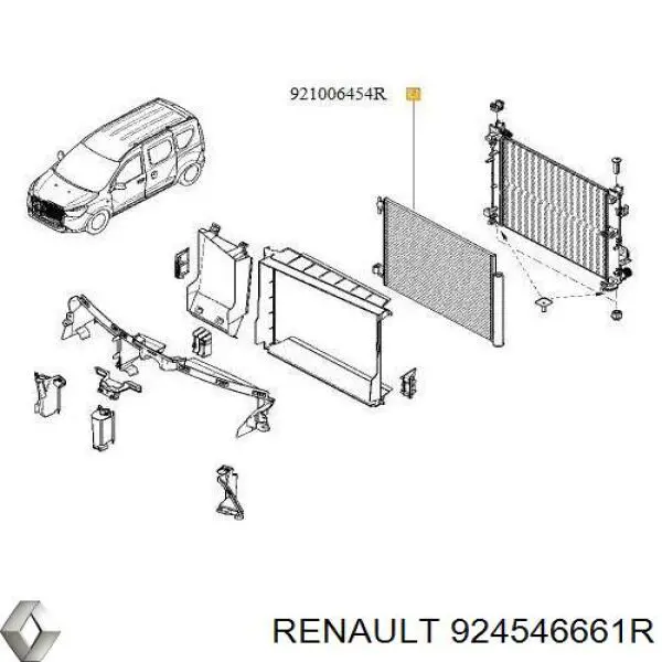 Купити 924546661R Renault (RVI) Шланг кондиціонера, від випарника до компресора