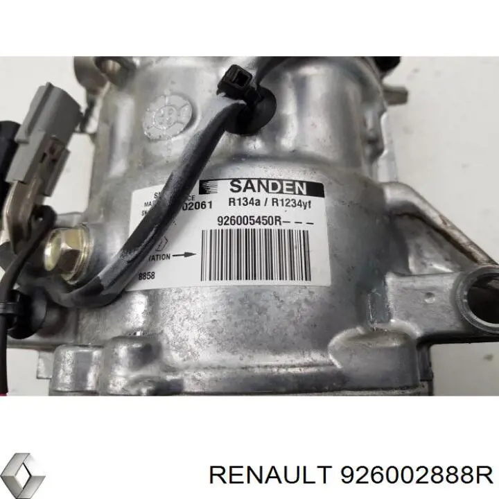 Компресор кондиціонера 926002888R Renault (RVI)