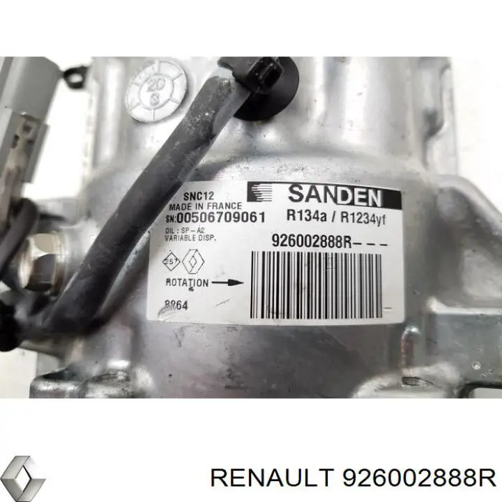 926002888R Renault (RVI) Компресор холодоагенту
