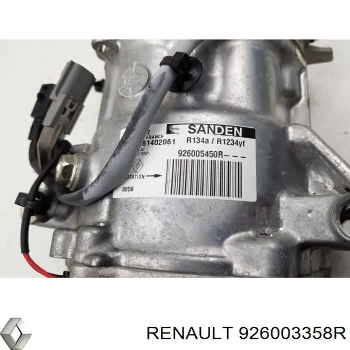 Клапан компресора кондиціонера Renault (RVI) 926003358R ціна, від 46.33 USD