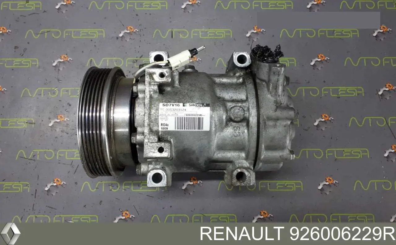 Компресор системи кондиціювання Renault (RVI) 926006229R ціна, від 132.47 USD