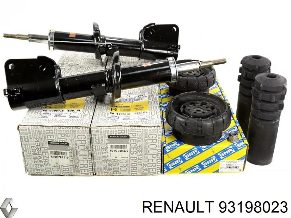 Амортизатор передній 93198023 Renault (RVI)