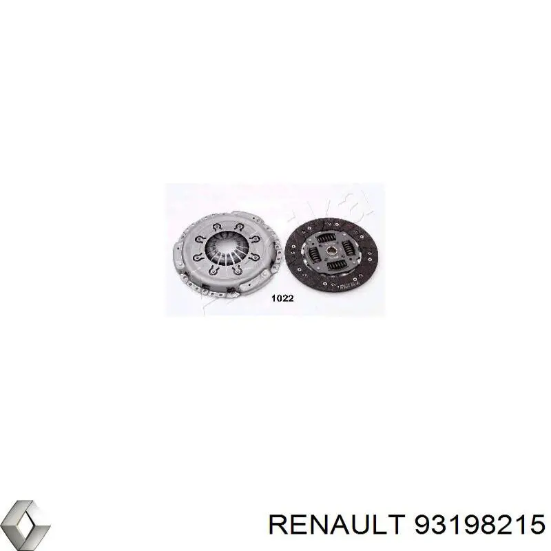 Диск зчеплення 93198215 Renault (RVI)