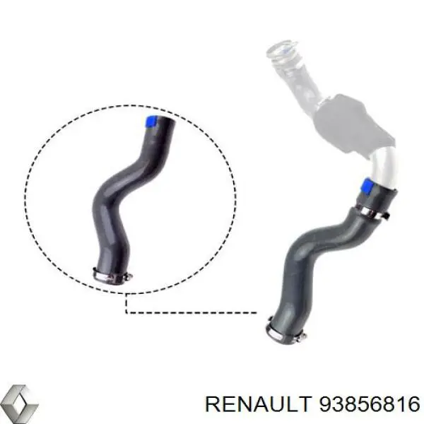 Шланг/патрубок интеркуллера 4417712 Renault (RVI)