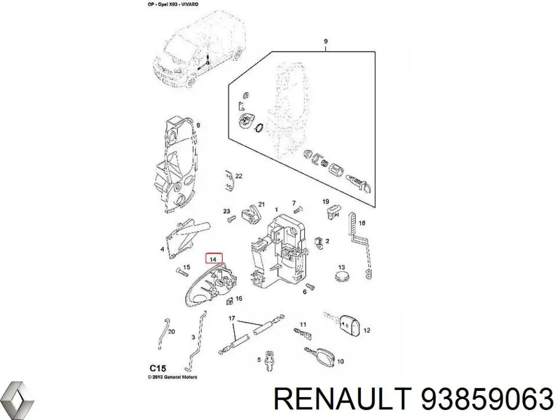  93859063 Renault (RVI)