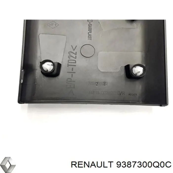 9387300Q0C Renault (RVI) Молдинг заднього лівого крила