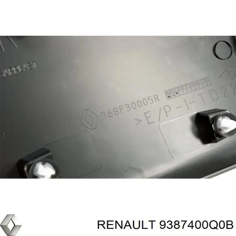 Молдинг заднього правого крила Renault (RVI) 9387400Q0B ціна, від 27.65 USD