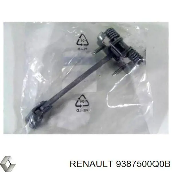 Молдинг заднього лівого крила Renault (RVI) 9387500Q0B ціна, від 27.38 USD