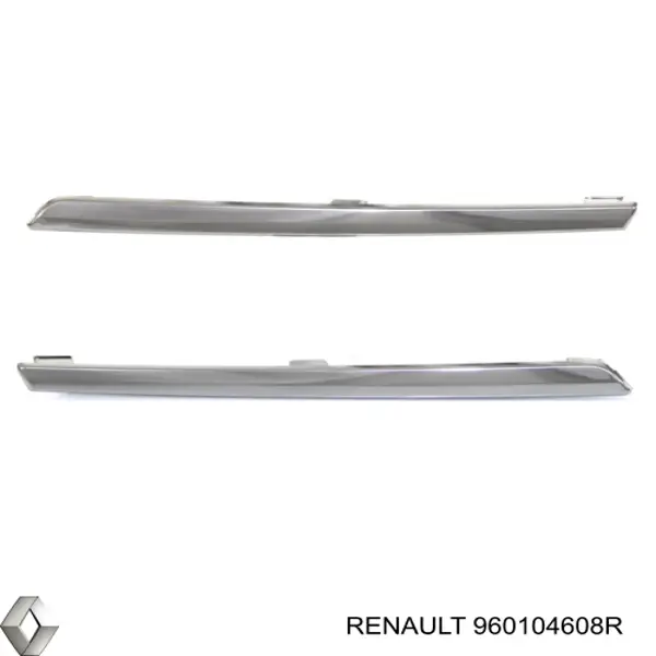 Молдинг решітки радіатора Renault (RVI) 960104608R ціна, від 23.81 USD
