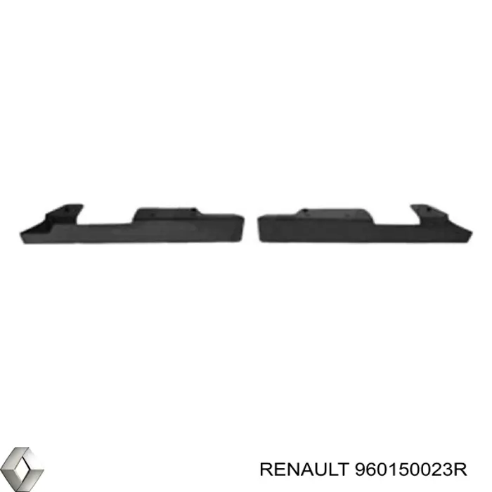 Кронштейн спойлера переднього бампера 960150023R Renault (RVI)