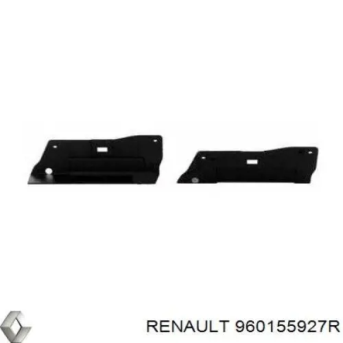 Купити 960155927R Renault (RVI) Кронштейн спойлера переднього бампера