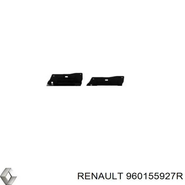 960155927R Renault (RVI) Кронштейн спойлера переднього бампера