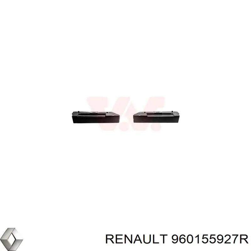 Кронштейн спойлера переднього бампера Renault (RVI) 960155927R ціна, від 16.64 USD