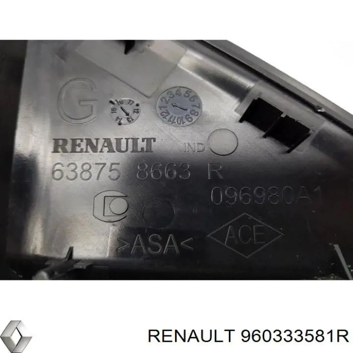  Renault (RVI) 960333581R ціна, від 30.49 USD
