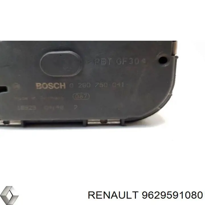 Дросільна заслінка в зборі 9629591080 Renault (RVI)