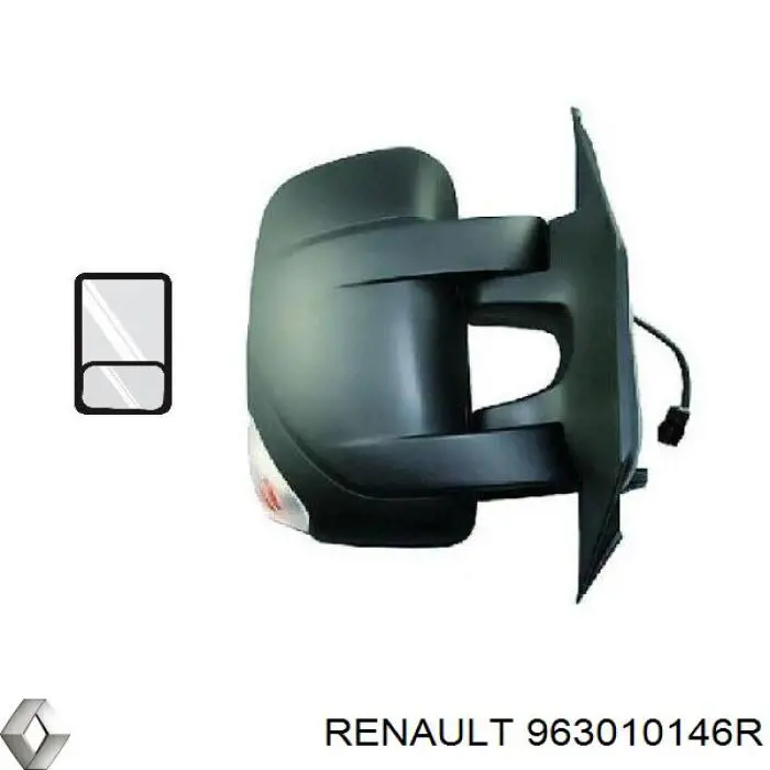 963010146R Renault (RVI) Праве дзеркало заднього виду