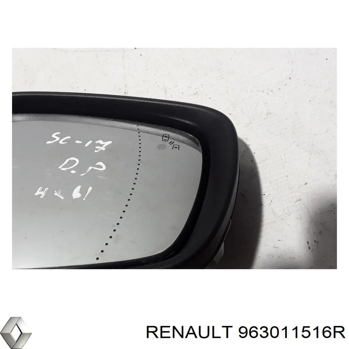 Купити 963011516R Renault (RVI) Дзеркало праве