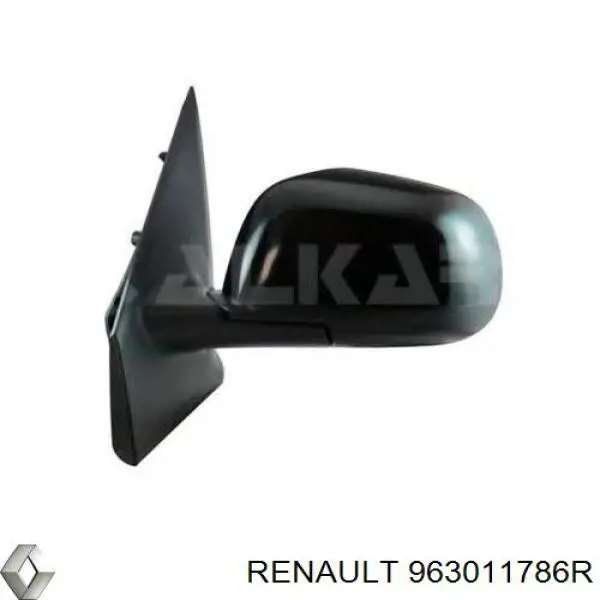 Дзеркало заднього виду на Renault Dokker 