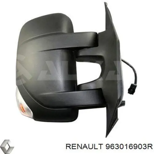 Праве бокове дзеркало Renault (RVI) 963016903R