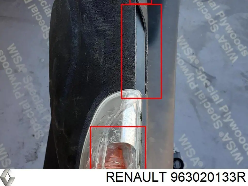 Дзеркало заднього виду, праве 963020133R Renault (RVI)