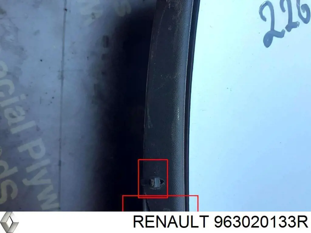 Праве бічне дзеркало Renault (RVI) 963020133R ціна, від 92.50 USD