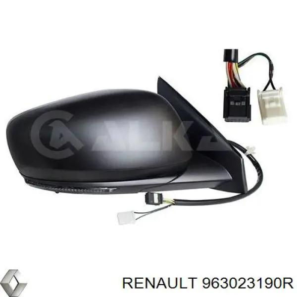 Ліве бічне дзеркало Renault (RVI) 963023190R ціна, від 247.10 USD