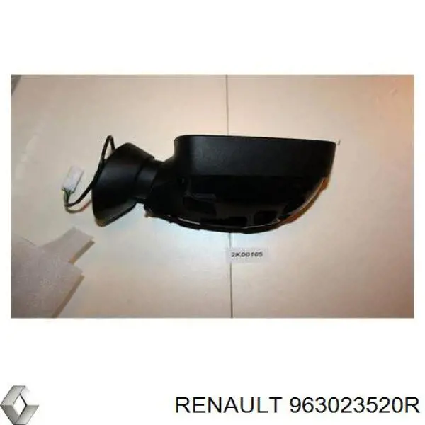 963023520R Renault (RVI) дзеркало заднього виду, ліве