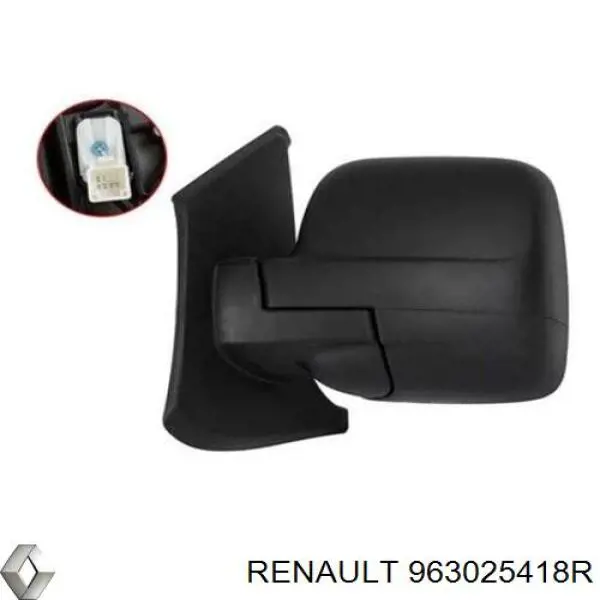 Ліве бічне дзеркало Renault (RVI) 963025418R ціна, від 76.68 USD