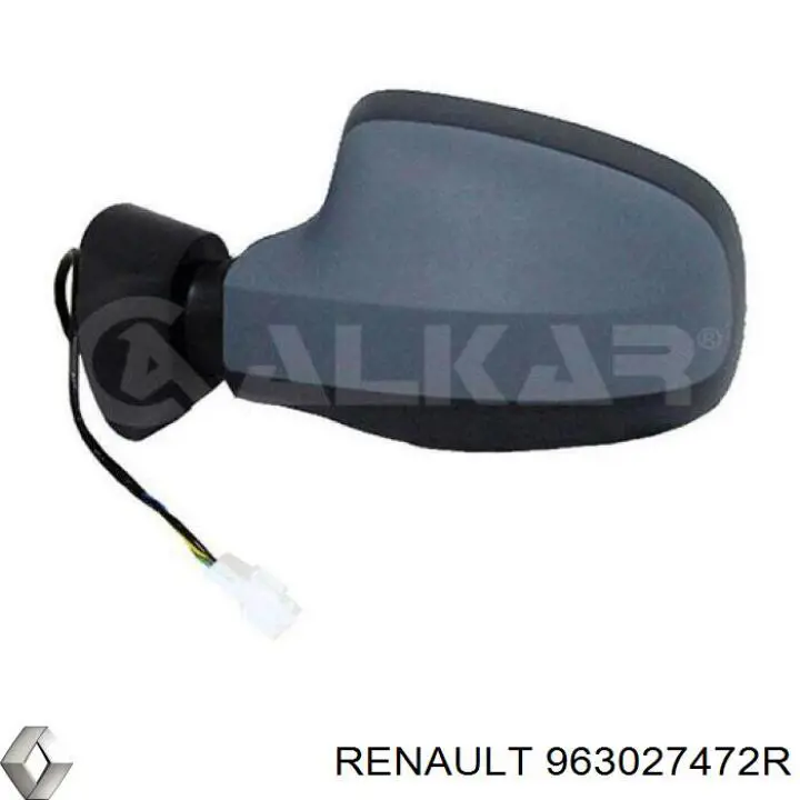 Ліве бічне дзеркало Renault (RVI) 6001549678 ціна, від 30.54 USD