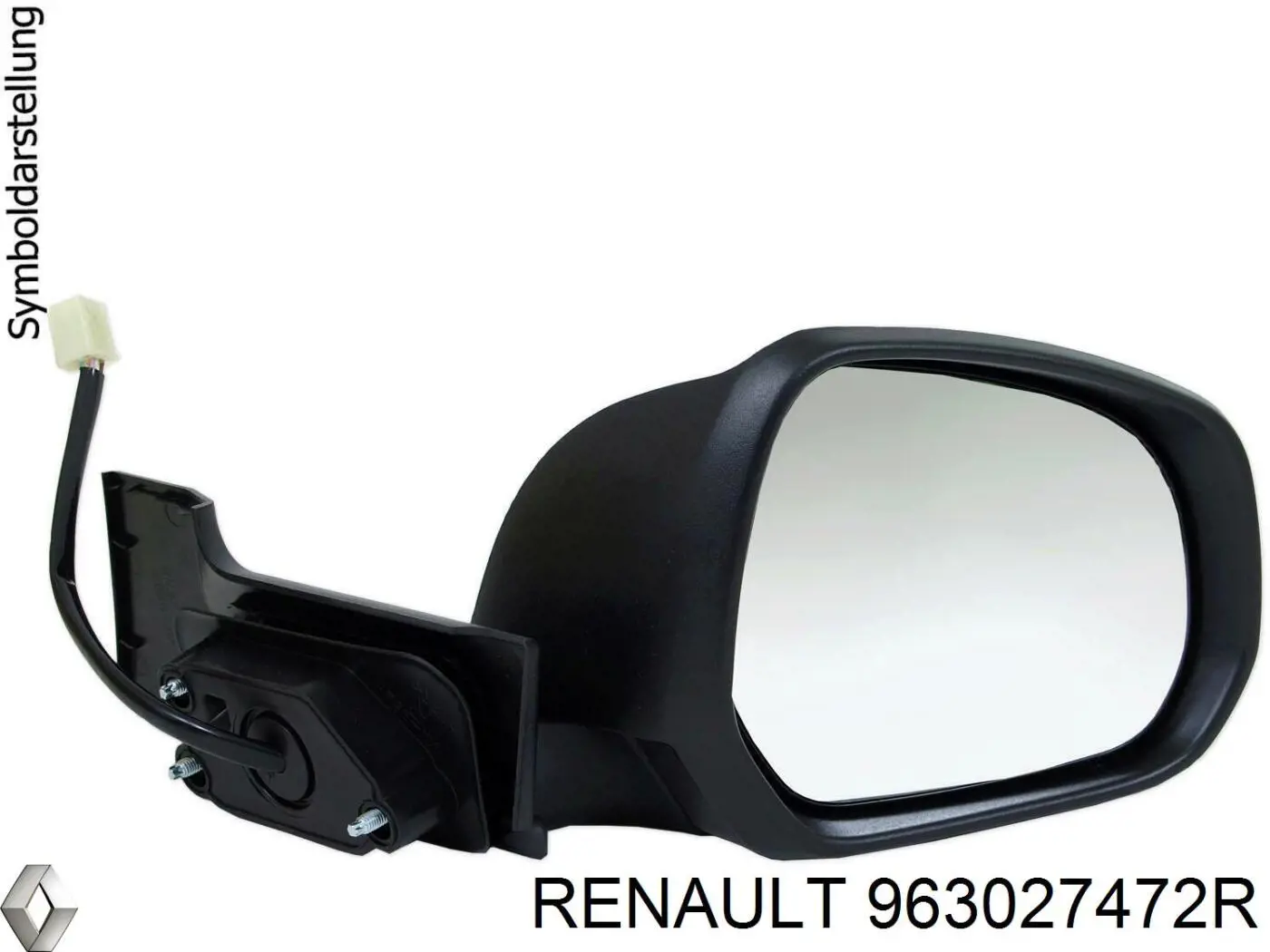 963027472R Renault (RVI) дзеркало заднього виду, ліве