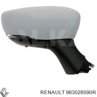 963028590R Renault (RVI) Корпус дзеркала заднього виду, правий