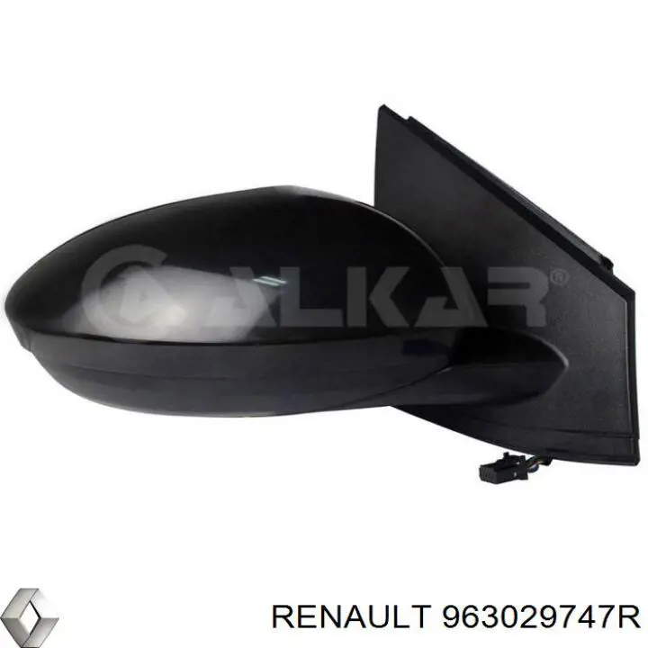 Ліве бічне дзеркало Renault (RVI) 963029747R ціна, від 98.45 USD
