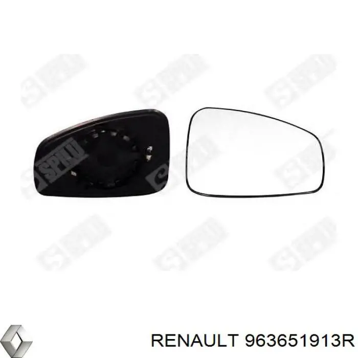 963651913R Renault (RVI) Дзеркальний елемент правий