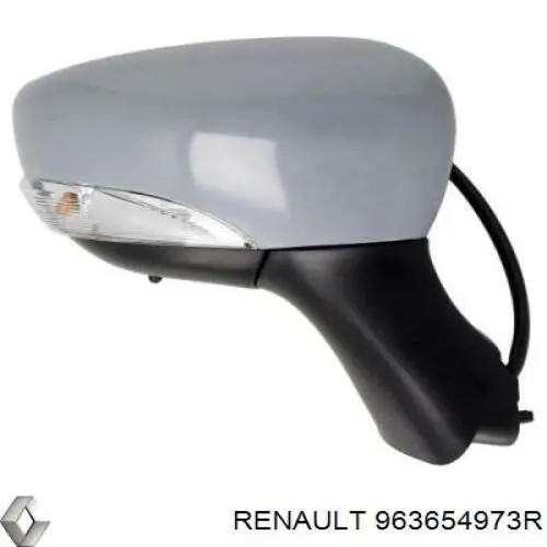 963654973R Renault (RVI) Дзеркальний елемент правий