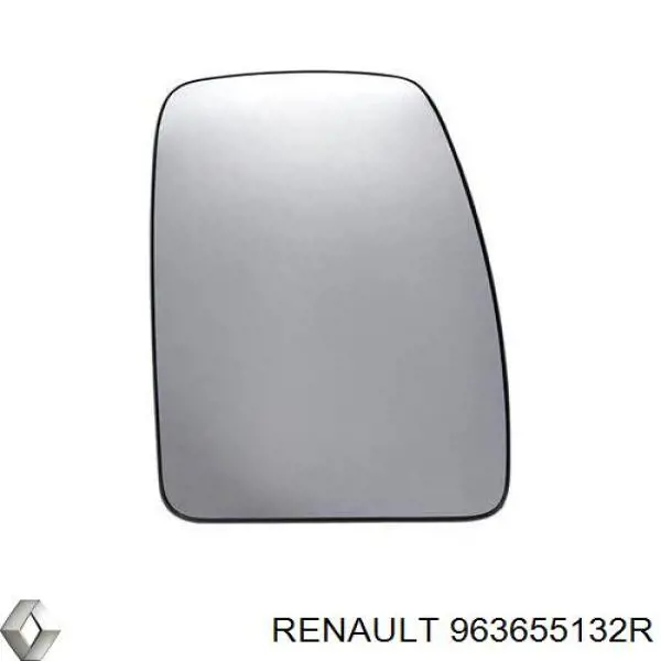 Купити 963655132R Renault (RVI) Скло дзеркала заднього виду, правого