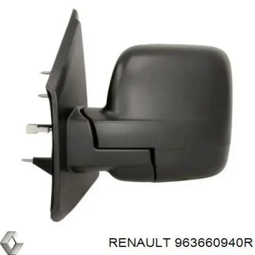 963660940R Renault (RVI) Дзеркальний елемент лівий
