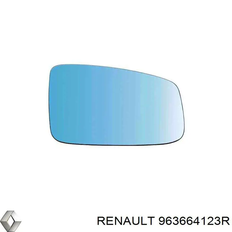 Скло дзеркала заднього виду, лівого Renault (RVI) 963664123R ціна, від 39.20 USD