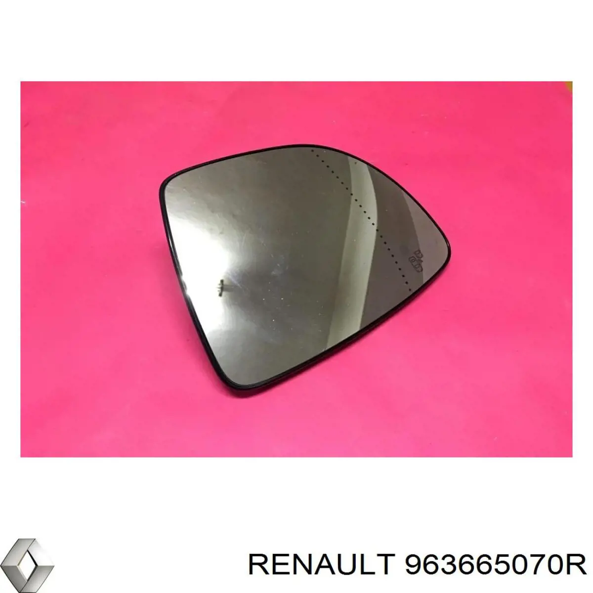 963665070R Renault (RVI) Дзеркальний елемент лівого дзеркала заднього виду