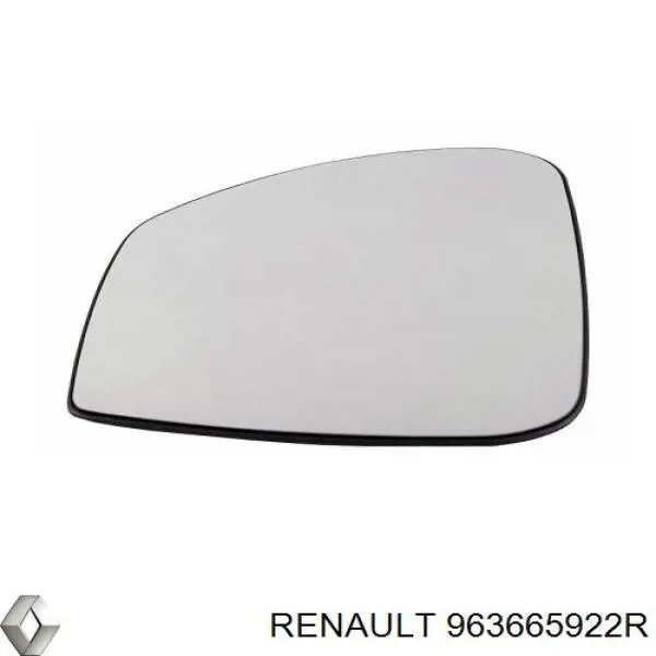 Купити 963665922R Renault (RVI) Дзеркальний елемент дзеркала заднього виду, лівого