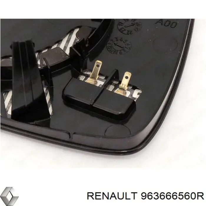 Скло дзеркала заднього виду, лівого Renault (RVI) 963666560R ціна, від 39.43 USD