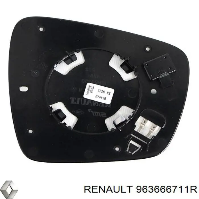 963666711R Renault (RVI) Дзеркальний елемент лівий