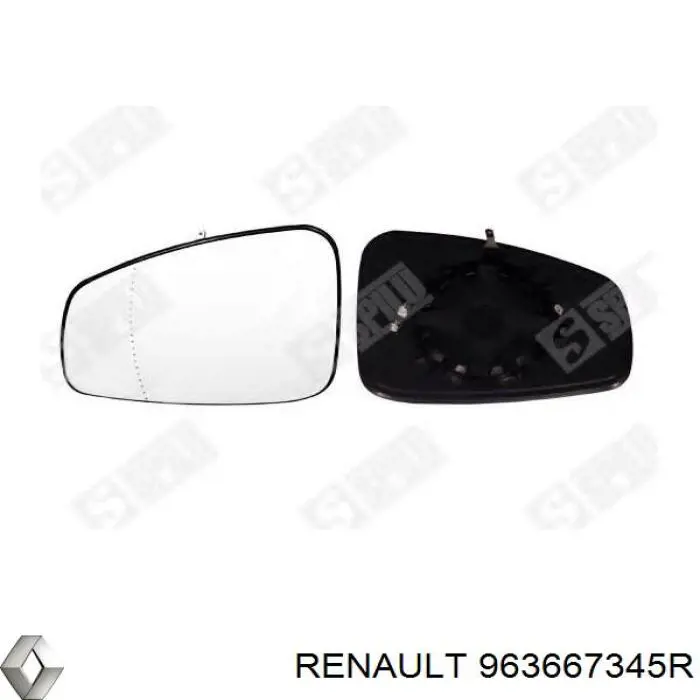 963667345R Renault (RVI) дзеркальний елемент дзеркала заднього виду, лівого
